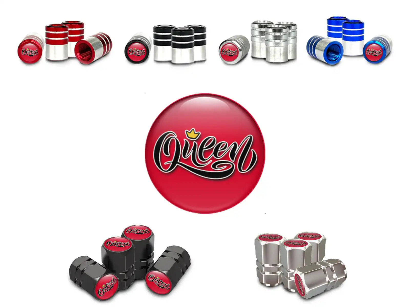 Tyre Valve Covers Cars Domed Design Pro